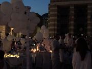 Celacena: spettacolo in bianco per 3000 bresciani in Piazza Vittoria