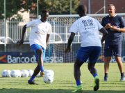 Primo allenamento del nuovo acquisto del Brescia Modibo Dembelè