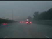 Maltempo Brescia, diluvio in tangenziale Sud: traffico in tilt