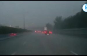 Maltempo Brescia, diluvio in tangenziale Sud: traffico in tilt