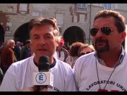 “Lavoratori uniti” protesta contro la legge Fornero