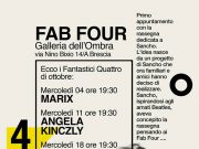 I “Fab Four” di Sancho alla Galleria dell’Ombra