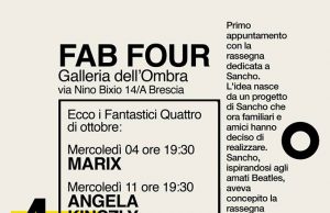 I “Fab Four” di Sancho alla Galleria dell’Ombra