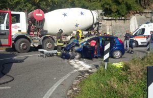 Incidente a Calvagese, carambola di auto: 4 feriti