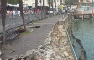 Desenzano, la banchina crollata ripristinata entro Pasqua