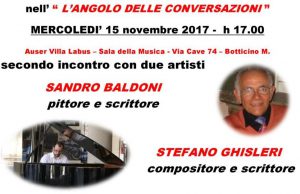 Auser Botticino: incontro tra musica e arte con Baldoni e Ghisleri