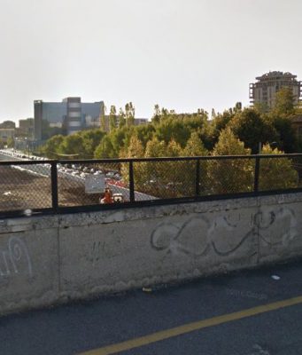 Cavalcavia sotto scorta da parte di Carabinieri e Polizia Stradale