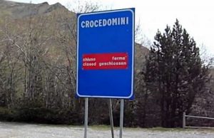 Freddo e neve in arrivo in montagna: chiuso il Passo Crocedomini