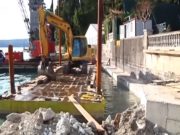 Gardone, la chiatta non preme più sulla condotta