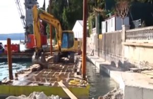 Fascia di riparazione in acciaio per la condotta del Garda affondata