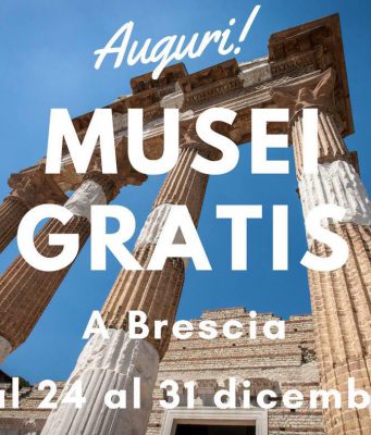 “Musei gratis a Natale”. Il regalo di Brescia ai bresciani