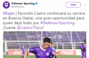 Brescia Calcio: preso il jolly uruguayano Facundo Castro