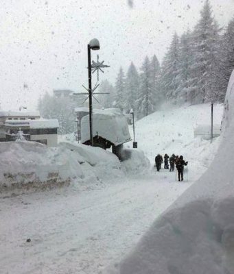 Nevicata record in Val Venosta: raggiunti i turisti bresciani