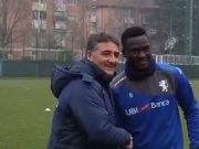 Brescia Calcio: primi allenamenti di Embalo con i nuovi compagni