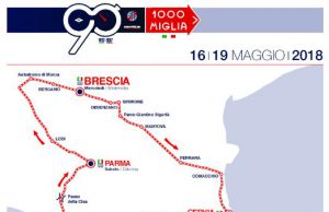 Mille Miglia 2018: dal 16 al 19 Maggio con partenza e arrivo in notturna