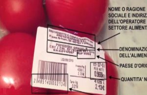 Coldiretti: da domani etichetta obbligatoria sulla provenienza degli alimenti
