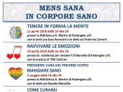 Mens Sana in Corpore Sano, incontri per la cura del proprio corpo