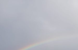L’arcobaleno splende sulla città: dopo la pioggia ecco i colori dell’iride