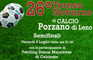 Le Semifinali del Torneo Notturno di Porzano in diretta su Elive Brescia.Tv