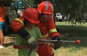 Junior Camp di Padenghe: i ragazzi a scuola dalla Protezione Civile