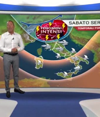 Meteo, weekend con violenti temporali e grandine