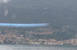 Le Frecce Tricolori incantano il Sebino al Memorial Stoppani