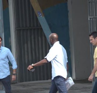 Brescia Calcio: le immagini dell’addio di David Suazo e del suo staff tecnico