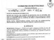 Ordinanza del Sindaco di Botticino: divieto di caccia fino a mercoledì