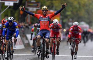 Ciclismo: la “Gran Piemonte” parla bresciano. Vittoria di Sonny Colbrelli