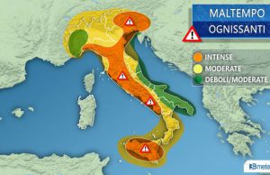 Ponte Ognissanti: nuova ondata di maltempo in arrivo