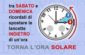 Torna l’ora solare: lancette indietro di un’ora tra sabato e domenica