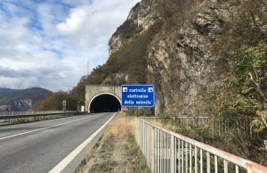 Nuovo rilevatore di velocità sulla Sp 501 alla galleria Trentapassi