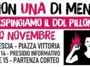 Brescia, ed oltre cento città, in piazza contro il ddl Pillon. Appuntamento in Piazza Vittoria e C.so Zanardelli