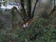 Presepio in Valle di Mompiano visitabile nonostante i danni