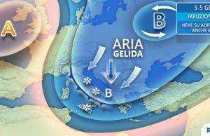 Meteo, dal 2 gennaio in arrivo temperature polari