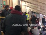 Donnarumma segna e non esulta: lo fanno i parenti. Parapiglia in tribuna