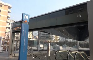 Stazione metro FS, inaugurata la copertura delle scale di accesso