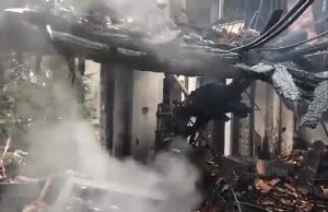 Incendio alle Cantine Capoferri, forse una lanterna cinese la causa