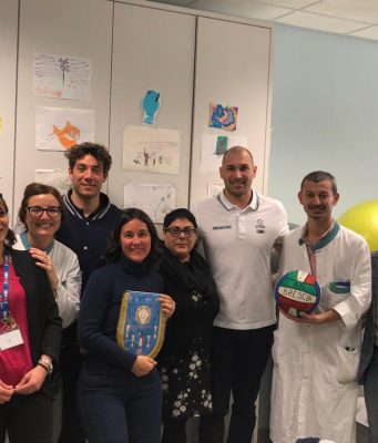 AN Brescia in visita al reparto di Onco-Ematologia Pediatrica