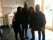 Roberto Baggio a Cologne: beve un caffè al bar “Sa Mesa”