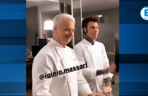 Fedez aiutante per un giorno da Iginio Massari