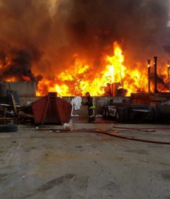 Incendio a Bassano: nube tossica manda in allarme i cittadini. Tutto rientrato