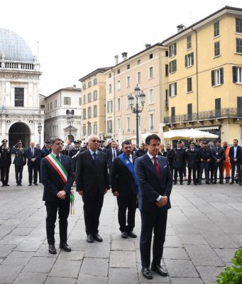 Il premier Conte in visita a Brescia: “Clima sereno nel governo”. Silenzio sulla Tav