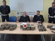 Polizia Locale, sequestrati 45kg di hashish durante un controllo