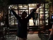 Festa fino a tarda ora per la squadra all’Areadocks: presente anche Massimo Cellino