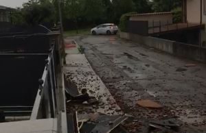 Violento temporale: danni a Ghedi, tetti lesionati