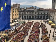 Mille bambini in Piazza Loggia per il progetto sull’alimentazione