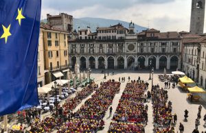 Mille bambini in Piazza Loggia per il progetto sull’alimentazione