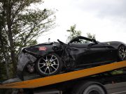 Incidente tra due Ferrari durante la 1000 Miglia