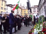 Brescia ricorda i caduti di Piazza Loggia: 8 rintocchi per le 8 vittime
